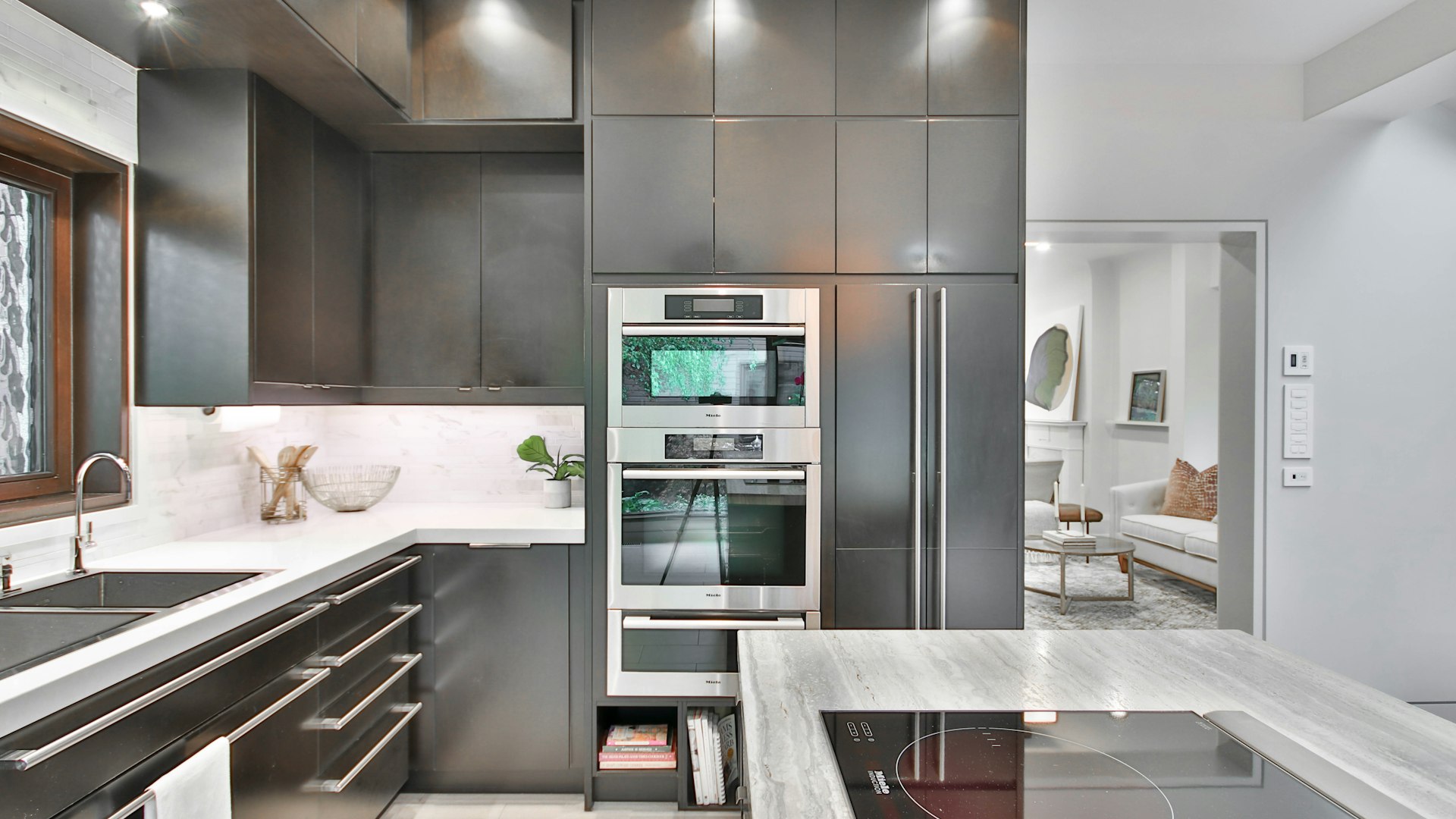 Thermador Refrigerator in luxury kitchen